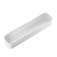 Полочка для душа подвесная Decor Walther Stone DCT45 45x10 см белый/сталь матовая 0973955