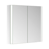 Зеркальный шкаф Keuco Somaris 80x71x12.8 см 2-дверный IP 44 14502002100