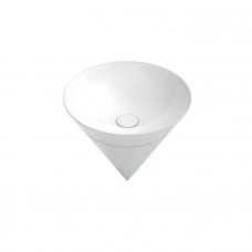 Раковина Kerama Marazzi Cono 44.5х44.5х35 см встраиваемая сверху белый глянцевый CO.wbi.44
