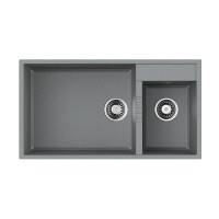 Кухонная мойка Omoikiri Tedori 85-2-U-GR Tetogranit 85x46.5 см leningrad grey 4993542