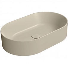 Раковина накладная GSI KUBE X 945808 600х370 мм Creta Matte 945808