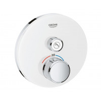 Термостат встраиваемый Grohe Grohtherm SmartControl для 1 потребителя внешняя часть белая луна 29150LS0