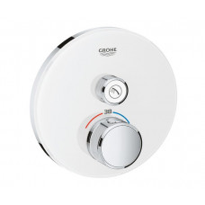 Термостат встраиваемый Grohe Grohtherm SmartControl для 1 потребителя внешняя часть белая луна 29150LS0