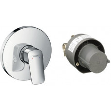 Смеситель для душа Hansgrohe Logis внешняя и скрытая части 71666000