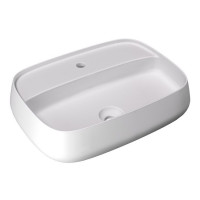 Раковина Ceramica Alice NUR 60x45x15 см Plan накладная белый матовый 33210109