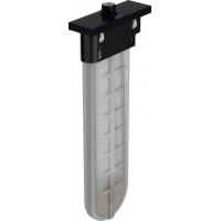 Внешняя часть Hansgrohe sBox Square с прямоугольной розеткой матовый черный 28010670