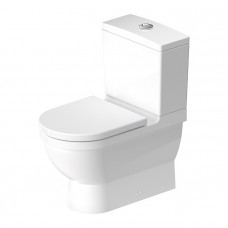 Унитаз-моноблок напольный приставной Duravit Starck 3 65.5х36 см универсальный выпуск бачок с механизмом 0128090000/0920100005
