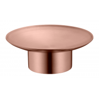 Мыльница настольная Boheme Uno с латунной чашей copper brushed 10981-CB