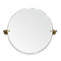 Зеркало круглое Tiffany World Harmony 023 69х60 см вращающееся бронза TWHA023br