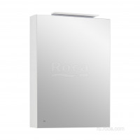 Шкаф зеркальный Roca Oleta правый 500x700x137 мм LED-подсветка белый матовый A857644501