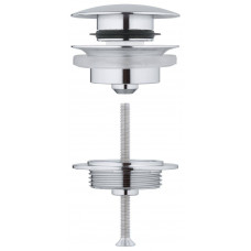 Донный клапан для раковины hansgrohe хром 65807000