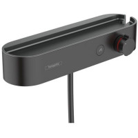 Термостат для душа Hansgrohe ShowerTablet Select 400 внешнего монтажа матовый черный 24360670