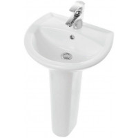 Умывальник пьедестальный Sanita Luxe Attica 48 белый WB.PD/Attica/48-C/WHT.G/S1