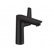 Смеситель для раковины Hansgrohe Talis E 150 со сливным гарнитуром черный матовый 71754670