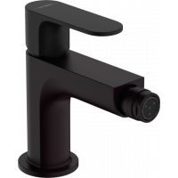 Смеситель для биде hansgrohe Rebris S со сливным гарнитуром черный матовый 72210670
