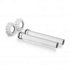 Комплект трубок SR Rubinetterie 1/2 L 150 мм с отражателями белый A497-1500VE15 Комплект трубок SR Rubinetterie 1/2 L 150 мм с отражателями белый A497-1500VE15