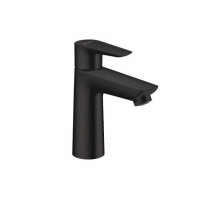 Смеситель для раковины Hansgrohe Talis E 110 с донным клапаном черный матовый 71710670