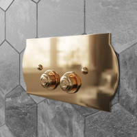 Клавиша смыва для бачков Geberit UP320 Tiffany World TW 300.3 золото TW300.3oro