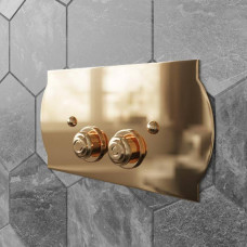 Клавиша смыва для бачков Geberit UP320 Tiffany World TW 300.3 золото TW300.3oro