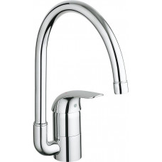 Смеситель для кухонной мойки Grohe Euroeco с высоким изливом хром 32752000