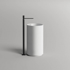 Раковина напольная Salini Armonia Top 01 45х45х90 см S-Sense белый глянцевый слив в стену 130114GN