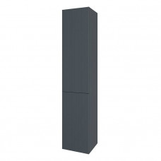 Пенал для ванной Tiffany World Shape 170x32x35 см подвесной правый серый матовый SHAP170 Grey DX RAL 7016