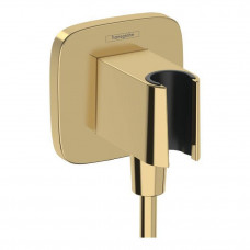 Шланговое подсоединение hansgrohe FixFit Q полированное золото 26887990 Шланговое подсоединение hansgrohe FixFit Q полированное золото 26887990