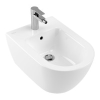 Биде подвесное Villeroy & Boch Subway 2.0 37х56.5х28 см CeramicPlus альпийский белый 540000R1