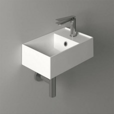 Раковина Simas Agile 40х27 см 1 отверстие белая AG40 bi