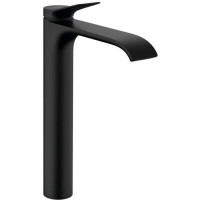 Смеситель для раковины Hansgrohe Vivenis 250 однорычажный для раковины-чаши матовый черный 75042670