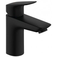 Смеситель для раковины Hansgrohe Logis 100 Push-Open черный матовый 71107670