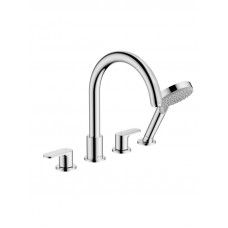 Смеситель на борт ванны Hansgrohe Vernis Blend на 4 отверстия внешняя часть 71456000