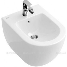 Биде подвесное Villeroy & Boch Subway 2.0 CeramicPlus 375x565 мм 540000R1