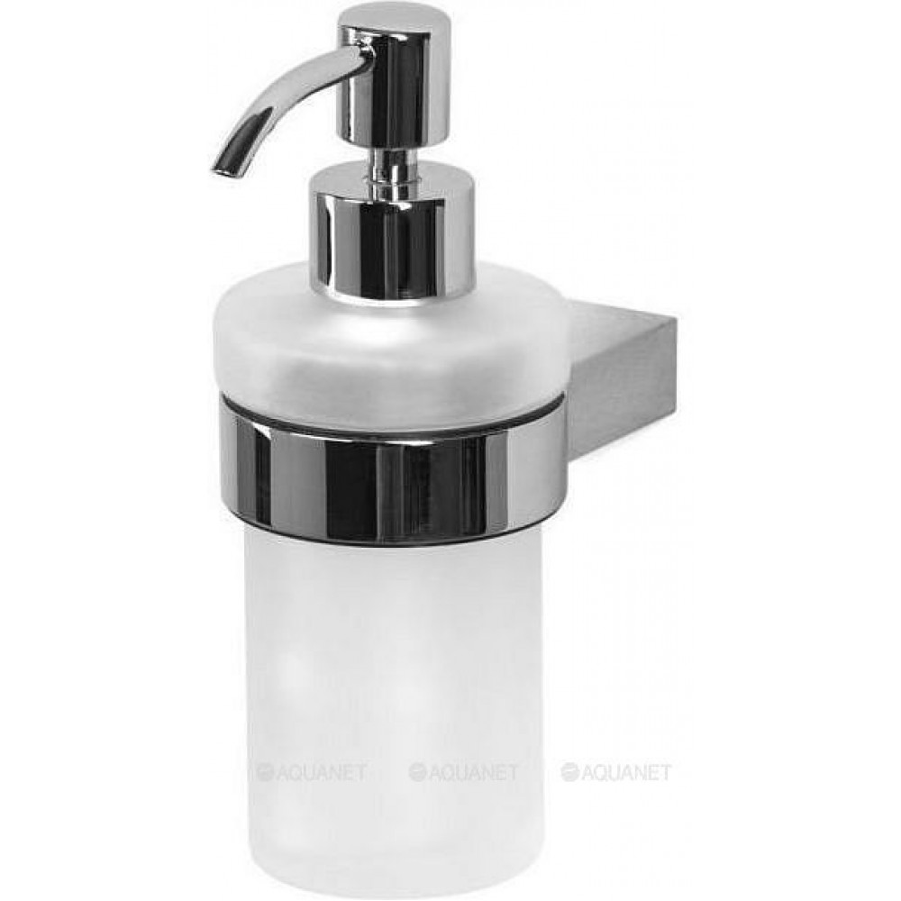 Дозатор для мыла Aquanet 5681-1 стекло с держателем хром 5681-1