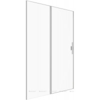 Душевая дверь Allen Brau Priority 1200 мм стекло Optiwhite 8 мм браш. алюминий 3.31032.BA