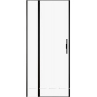 Душевая дверь Allen Brau Priority 900 мм стекло Optiwhite 8 мм черн. браш. ал. 3.31027.BBA
