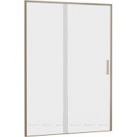 Душевая дверь в нишу Aquanet Pleasure Evo 1400 мм золотой никель Easy Clean AE65-N140-GBT
