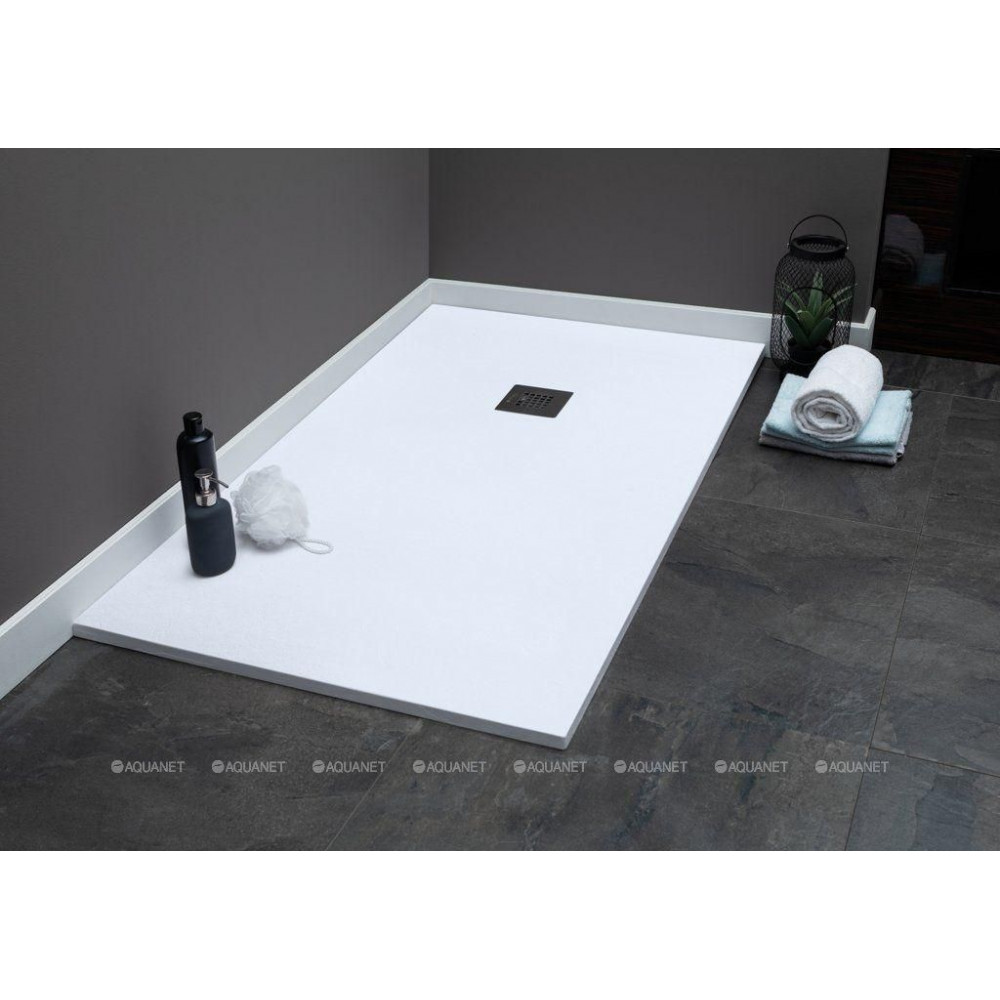 Поддон литьевой Aquanet Pleasure NEW 1400х800х30 мм белый камень 00255440