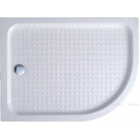 Душевой поддон Cezares Tray 120x80 см радиальный асимметричный левый акриловый TRAY-A-RH-120/80-550-15-W-L