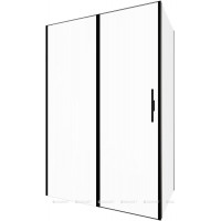 Душевое ограждение Allen Brau Priority 1400x1000 мм 8 мм черный браш 3.31036.BBA/3.31048.BBA
