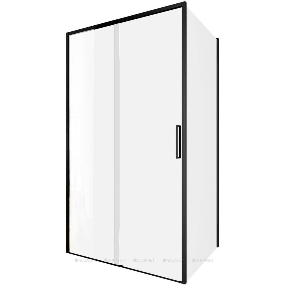Душевое ограждение Aquanet Pleasure Evo 110x100 см черный анод AE65-110x100-BT