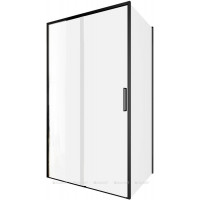 Душевое ограждение Aquanet Pleasure Evo 110x100 см черный анод AE65-110x100-BT