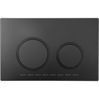 Кнопка смыва Aquanet AQ-PRO-02MB двойная черный матовый 00346767