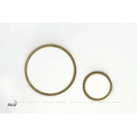 Кнопка смыва AlcaPlast M775 белый/золото M775
