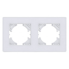 Рамка на 2 поста Kollinger Eleganz Acryl EA2WH