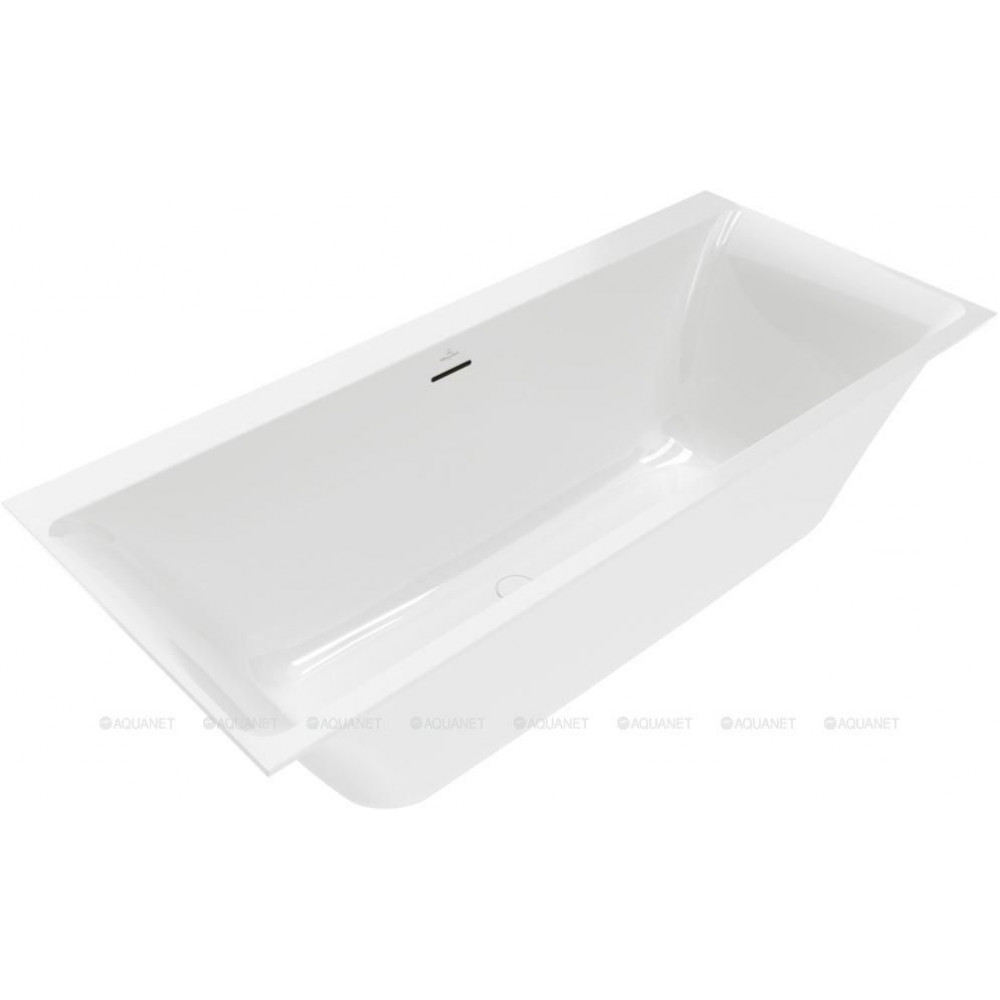 Ванна квариловая Villeroy & Boch Subway 3.0 170x75 см комплект с ножками и сливом-переливом UBQ170SBW2DV-01