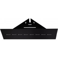 Полка Aquanet Магнум 280х280х120 мм угловая черный матовый 00302225 Полка Aquanet Магнум 280х280х120 мм угловая черный матовый 00302225