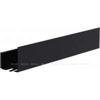 Полка Aquanet Магнум Н 700х120х100 мм с крючками черный матовый 00341534