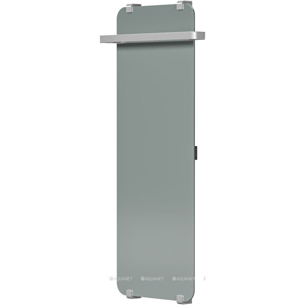 Полотенцесушитель Allen Brau INFINITY 1200х440 мм зеркало с рейлингом 2.0 и креплением серебро браш 00325645