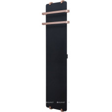 Полотенцесушитель Allen Brau INFINITY 1800х440 мм черный матовый с рейлингом 2.0 и креплением медь браш 00325634